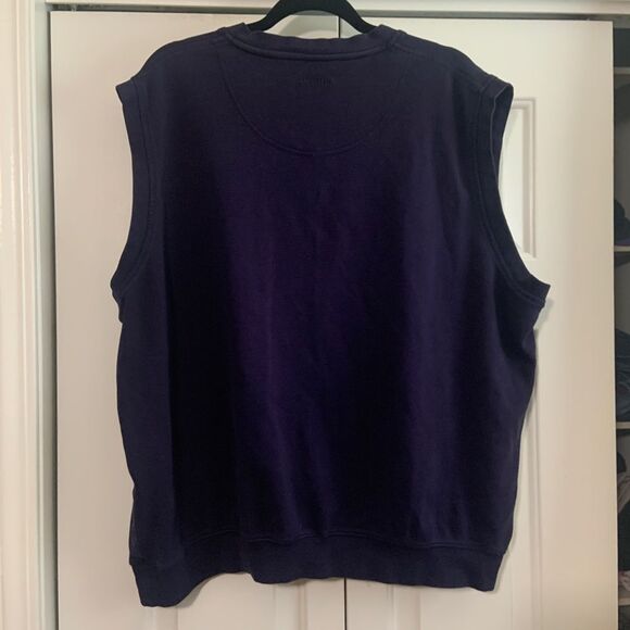 BOLLE Navy Golf Vest 100% Pima Cotton Size XL - Picture 3 of 3